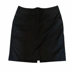 CLEO Petites Black High Waist Pencil Skirt 8P